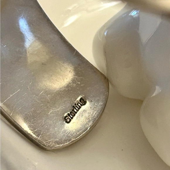 Man In The Maze with Bear Claws Sterling Silver Cuff Bracelet.  Vintage. - Picture 5 of 16